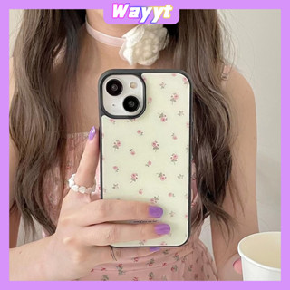 💖จัดส่ง24ชม💖iPhone 14 13 12 11 Pro Max เคส for เคสไอโฟน11 บางเบาพกพาง่าย น่ารัก การ์ตูน ดอกไม้ เรียบง่าย แฟชั่น Case