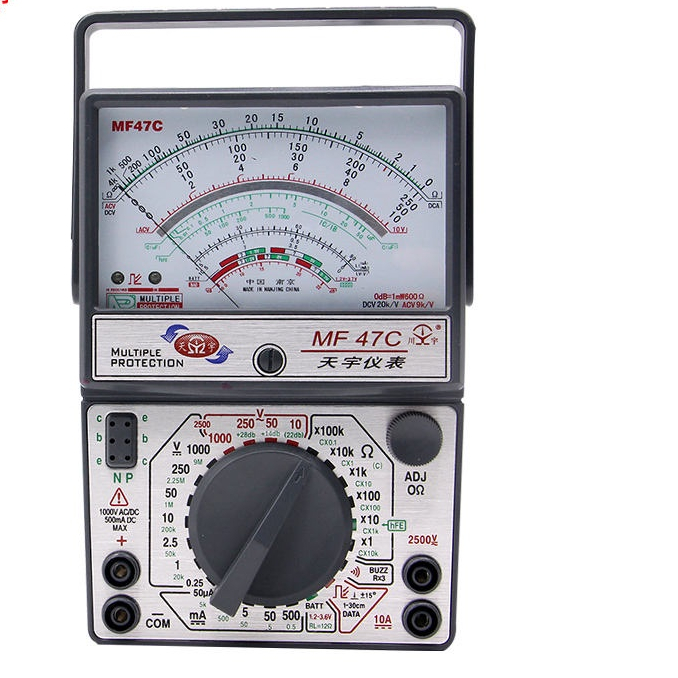 ✢✌❦หนานจิงTianyu MF47F \ MF47C \ 47Tตัวชี้มัลติมิเตอร์ความแม่นยำสูงMechanical Universalเมตรภายนอกประ