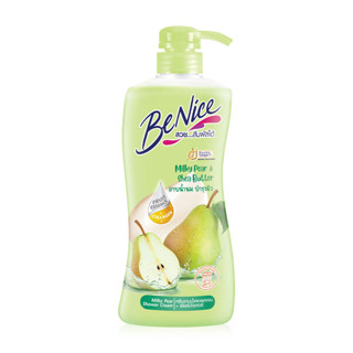 Benice Milky Pear &amp; Shea Butter Shower Cream บีไนซ์ เชียร์ บัตเตอร์ &amp; มิลค์กี้ แพร์ ครีมอาบน้ำ 400 มล.