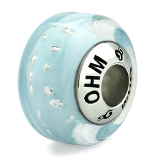 OHM Beads รุ่น Pushkar - Murano Glass Charm เครื่องประดับ บีด เงิน เแก้ว จี้ สร้อย กำไล OHMThailand