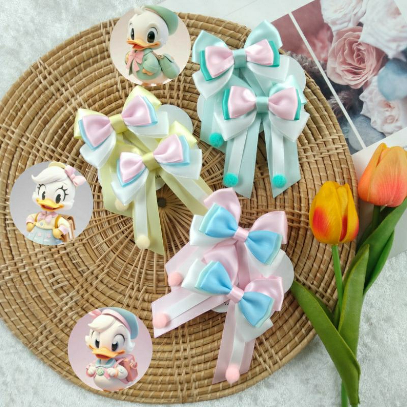 กิ๊บติดผม🍬🌼โทนพาลเทลหวานๆ(ราคา/1คู่)