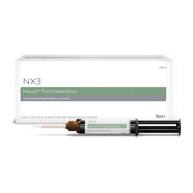Nx3 dual cure cement 5g. เรซินซีเมต์ สำหรับยึดครอบฟันทางทันตกรรม