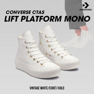 Converse คอนเวิร์ส รองเท้าผ้าใบ รองเท้าข้อสูง W Chuck Taylor All Star Lift Platform Mono HI A03719CF3WTXX (3000)