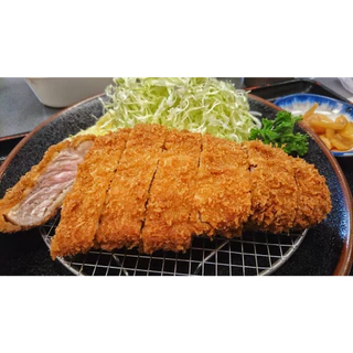 หมูทงคัตสึ 450 ก.(5 ชิ้น) Pork Tonkatsu หมูชุบเกล็ดขนมปัง สเต๊กหมูแช่แข็ง สำหรับทอด หม้อทอดไร้น้ำมัน