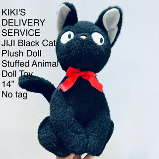 ตุ๊กตา แมวJIJI แมวดำจีจี้ จากภาพยนต์ Animation เรื่อง แม่มดน้อยกิกิ (Kikis Delivery Service) ลิขสิทธิ์แท้ ขนาด14”