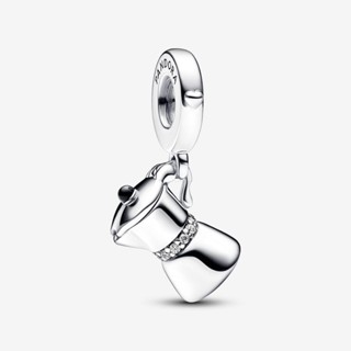 (พร้อมส่ง)*New*Pandora Moka Coffee Pot Dangle Charm