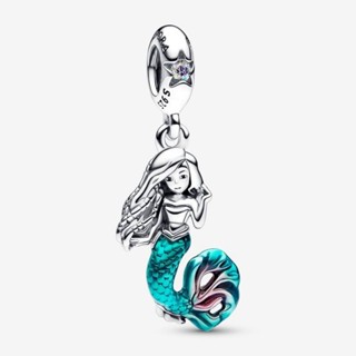 (พร้อมส่ง)*New*Pandora Disney The Little Mermaid Ariel Dangle Charm