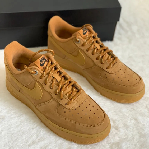 Nike Air Force 1 Low 07 LV8 "Wheat / Flax” ของแท้ 100%