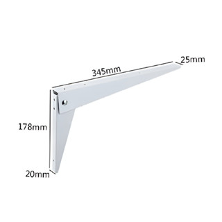 2 Pcs.Folding Shelf Bracket 14" ฉากรับชั้น ขารับชั้นวาง 14 นิ้ว แบบพับได้ T0929