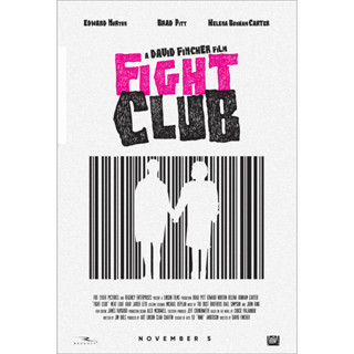 โปสเตอร์หนัง Fight Club 1999 Movie Poster โปสเตอร์ติดผนัง ของแต่งบ้าน รูปติดห้อง ของสะสม ของตกแต่งห้องนอน ร้านคนไทย