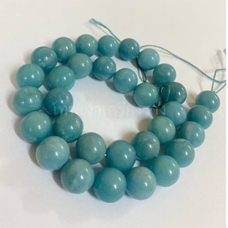 หินอความารีน สีฟ้า 12 &amp; 14มิล เส้นยาว Sale