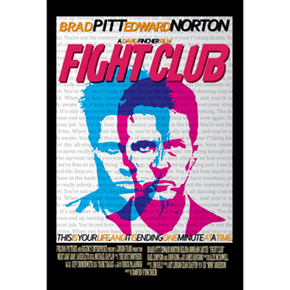 โปสเตอร์หนัง Fight Club 1999 Movie Poster โปสเตอร์ติดผนัง ของแต่งบ้าน รูปติดห้อง ของสะสม ของตกแต่งห้องนอน ร้านคนไทย