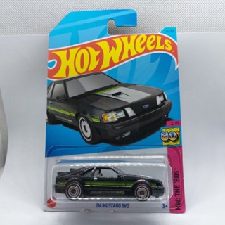 รถเหล็ก Hotwheels 84 MUSTANG SVD (ib45)