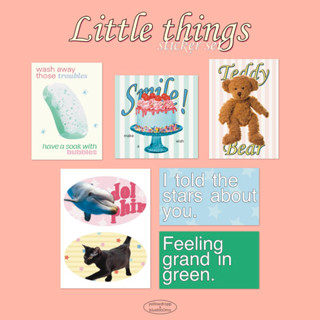 little things sticker set