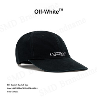 OFF-WHITE หมวก รุ่น Bookish Baseball Cap Code: OWLB026C99FAB0041001