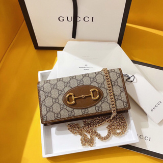 พรี​ ราคา3900 Gucci 621892 horsebit 1955 กระเป๋าสะพายไหล่ กระเป๋าสะพาย