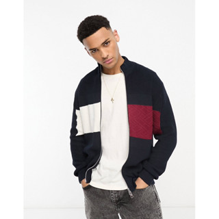 Tommy Hilfiger Colour Block Jacket in Navy