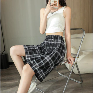 S-158 พร้อมส่ง🔥กางเกงขาสั้น เนื้อผ้า cotton ผ้านิ่มเด้งๆ ใส่สบาย ใส่เที่ยว ใส่นอน ใส่อยู่บ้าน