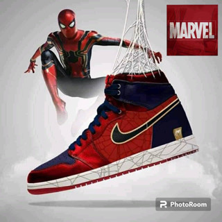 Nike Air Jordan X SuperHero MAVEL SPIDER MAN (size40-46) ทักสอบถามได้ครับ