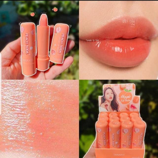 🍑🍑ลิปมันเปลี่ยนสี ลูกพีช  Peach Lip Balm