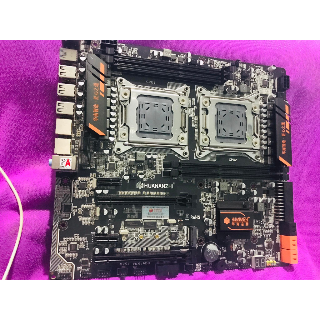 เมนบอร์ด(mainboard) HUANANZHI X79 - DUAL 4D (socket 2011) มือสอง