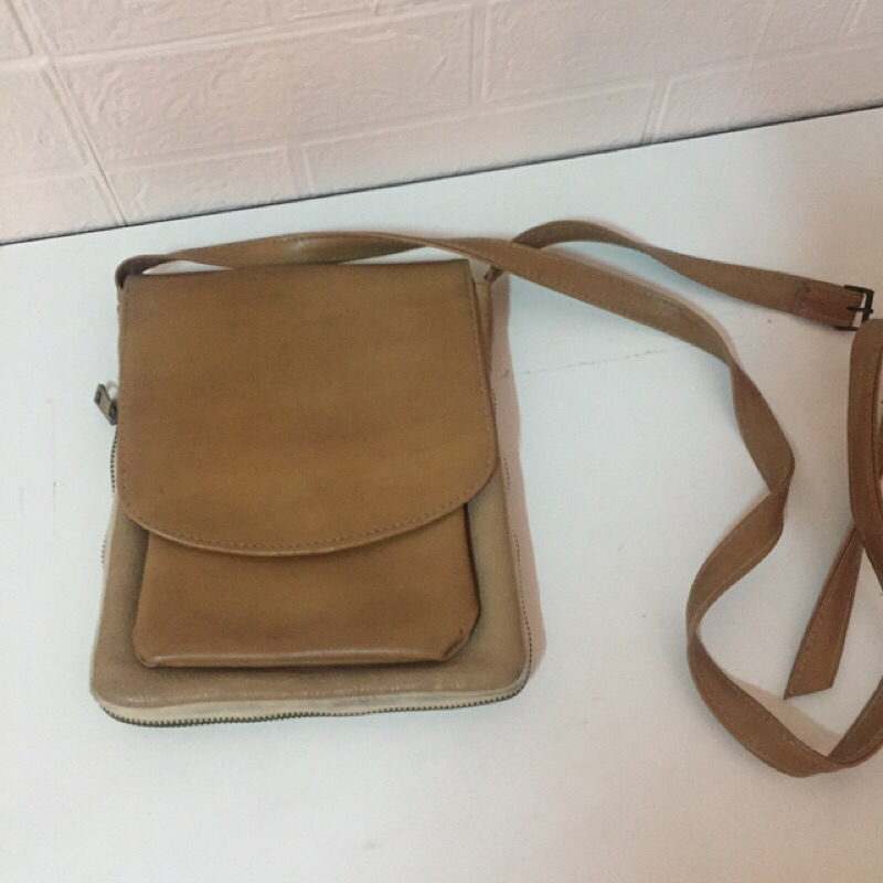 กระเป๋ามือสอง สีน้ำตาล ใช้งานได้ ตามรูปจริง!! [39THB]