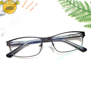 PAKPAOEYEWEAR กรอบแว่นตาโลหะ รุ่น 19095 ขาสปริง (หน้าแคบ) สำหรับตัดเลนส์สายตา