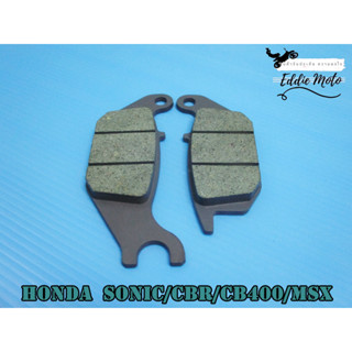 HONDA SONIC CBR CB400 MSX REAR DISC BRAKE PADS // ผ้าดิสเบรคหลัง