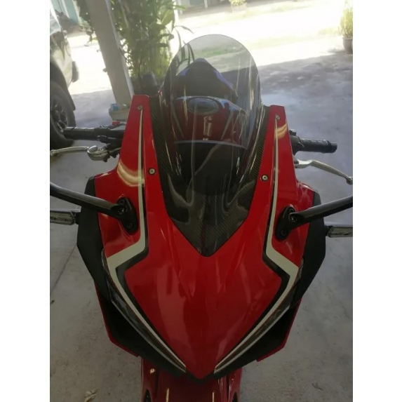 ชิวหน้า HONDA CBR500R ปี 2019-2022 สีสโมคเคฟล่าอะคริลิคแท้หนา 3 มิล เลเซอร์เนียนลับขอบคมทุกชิ้นงาน-559 ราคา ถูกที่สุด ดีลบีเคเค แกลเลอรีภาพที่ 8