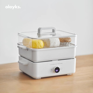 Olayks หม้อทำอาหารอเนกประสงค์ กระทะบาร์บีคิว All-in-one