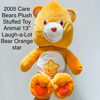 #ตุ๊กตา #แคร์แบร์ #Care #Bears #ขนาด13” #หายาก #CareBears 2005 Plush Stuffed Toy Animal Laugh-a-Lot  Bear Orange star