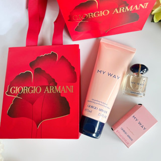 หอมมากกกกก น่ารัก สดใส Giorgio Armani My Way Set 2 pcs. พร้อมถุง