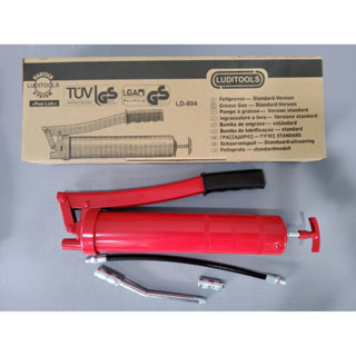 LUDITOOLS กระบอกอัดจารบี 400cc รุ่น LD804 ( สายแข็ง + สายอ่อน ) ที่อัดจารบี แท้ สินค้าพร้อมส่ง