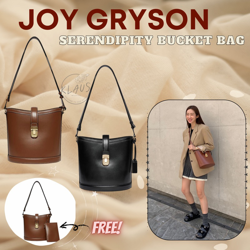 JOY GRYSON SERENDIPITY BUCKET BAG แท้ 100%