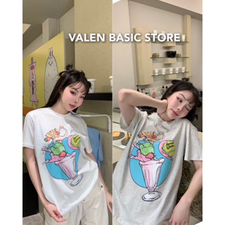 VALEN BASIC STORE 🍨เสื้อยืดลายไอศครีม