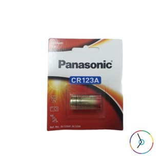 ถ่านใส่กล้องฟิลม์ ถ่านกล้องโพราลอยด์ Panasonic CR123 , CR123A  สีทอง (แพ็คละ 1 เม็ด)