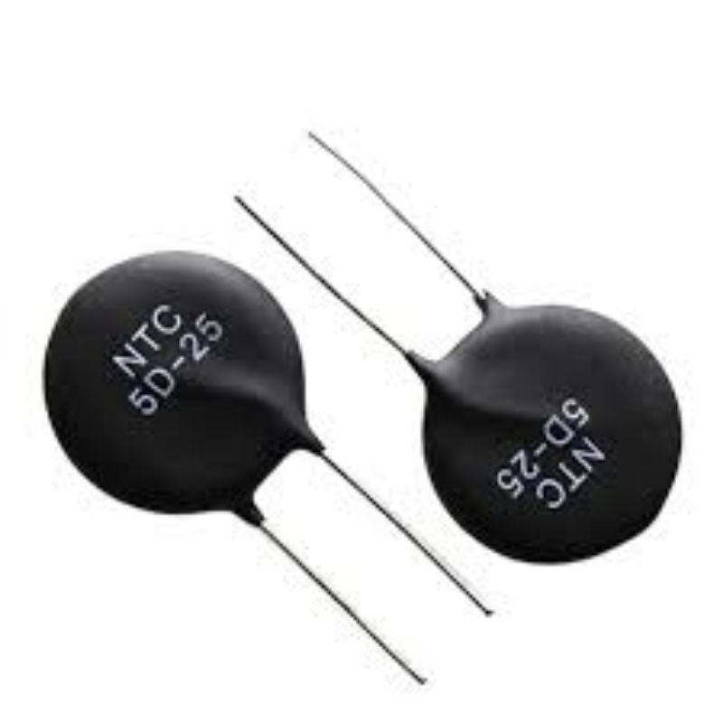 1ตัว 👉👉 NTC Thermistor 25MM. เทอร์มิเตอร์ 25มิล  5D-25 10D-25 5D25 10D25