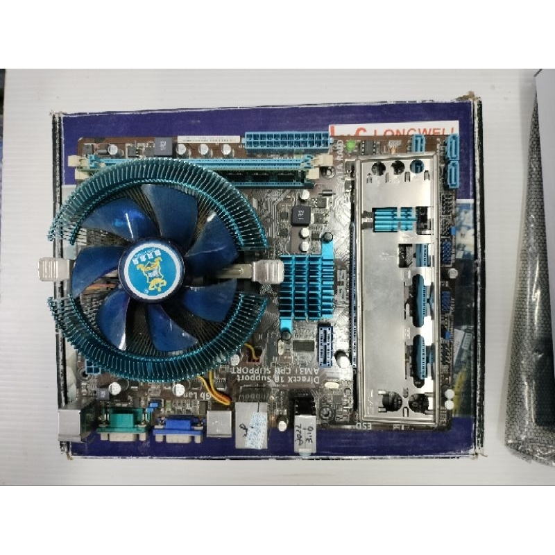 🖥🖱เมนบอร์ด am3+ CPU FX 6300 RAM16 ซิงค์ CPU + การ์ดจอ GT230 1GB🖥🖱