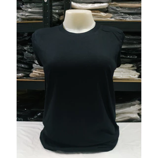 เสื้อแขนกุด สีขาว สีดำ ไซส์ S M L XL 2XL 3XL ทรงตรง ใส่ได้ทั้งผู้ชาย และ ผู้หญิง
