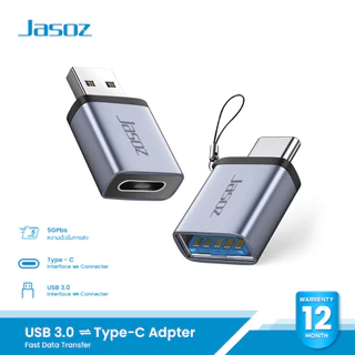 ⚡ส่งจาก กทม⚡Jasoz อะแดปเตอร์ USB 3.0 to Type-C / Type-C to USB 3.0 Adapter Fast Data Transfer
