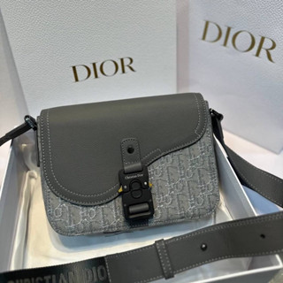 กระเป๋าสะพายข้าง#diorMINI SADDLE BAG WITH STRAP สินค้าพร้อมส่ง