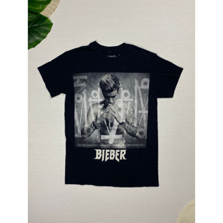 เสื้อยืด Justin Bieber Purpose Tour สีดำ ลายด้านหน้าด้านหลัง ลายใหญ่สวยๆ ของแท้ สภาพใหม่มาก Size S