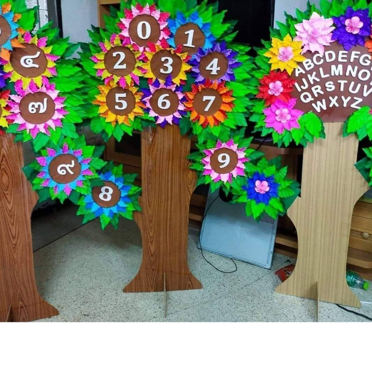 ต้นไม้สื่อการสอน  แบบสำเร็จรูป