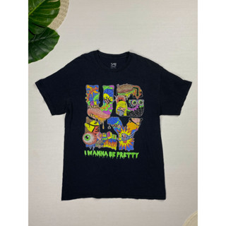 เสื้อยืด 2NE1 ลาย Ugly สีดำ ลายสกรีนสวยๆ ของแท้ สภาพดี Size M