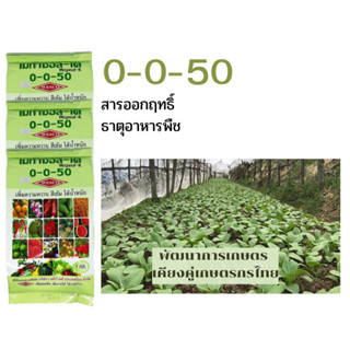 เวสโก้ ปุ๋ยเพิ่มความหวาน ( NPK 0-0-50+18S) บรรจุ 1 กิโลกรัม