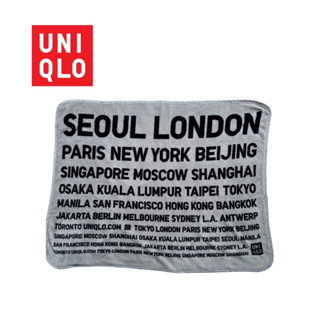 Uniqlo ผ้าห่มคลุมไหล่ พกพา ยูนิโคล่