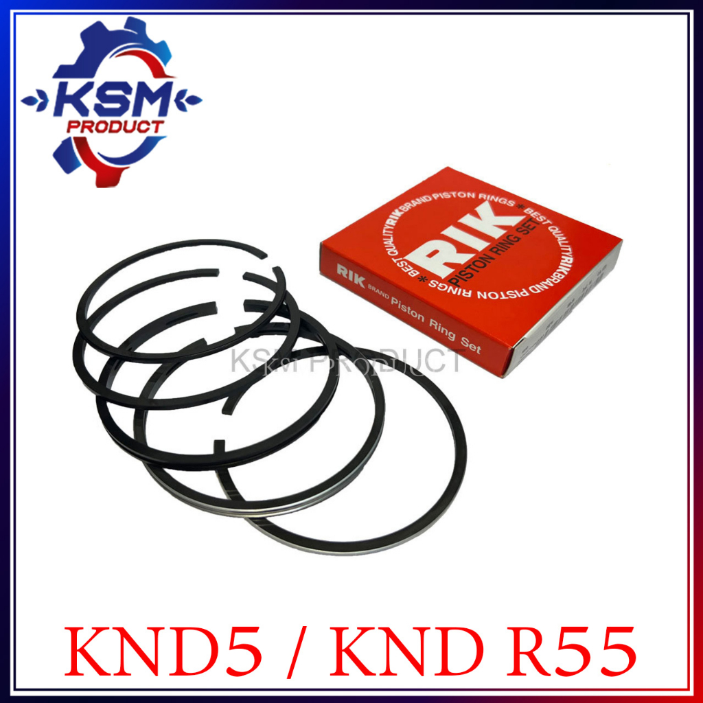 แหวนลูกสูบ RIK KND5/KNDR55 แท้ KUBOTA (50048) 85 มิล อะไหล่รถไถเดินตามสำหรับเครื่อง KUBOTA (อะไหล่คูโบต้า)