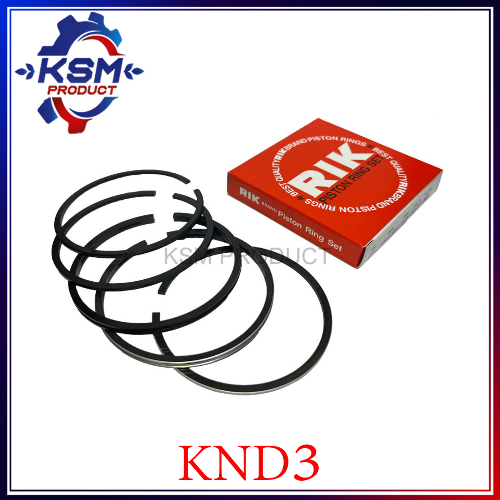 แหวนลูกสูบ RIK KND3 แท้ KUBOTA (5053) 68 มิล อะไหล่รถไถเดินตามสำหรับเครื่อง KUBOTA (อะไหล่คูโบต้า)