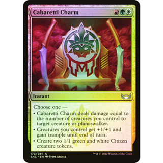 [MTG] Cabaretti Charm [SNC] [MULTI] [UNCOM] [FOIL] [ENG] (การ์ดเมจิค / Magic the Gathering)