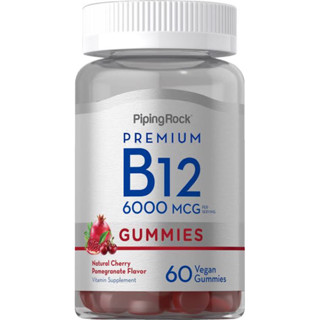 Gummies B12 6,000 mcg. (60Gummies) 🍒 กัมมี่วิตามินบี 12